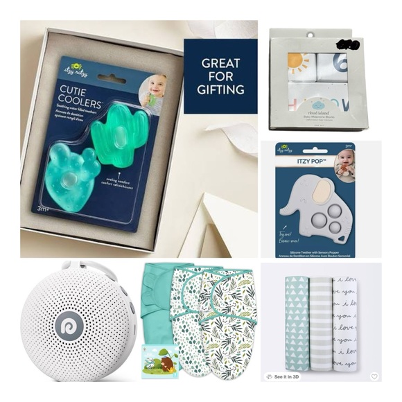 Itzy Ritzy Other - NWT Baby Shower Gift Bundle, Cloud Island, Itzy Ritzy, & Dream Egg